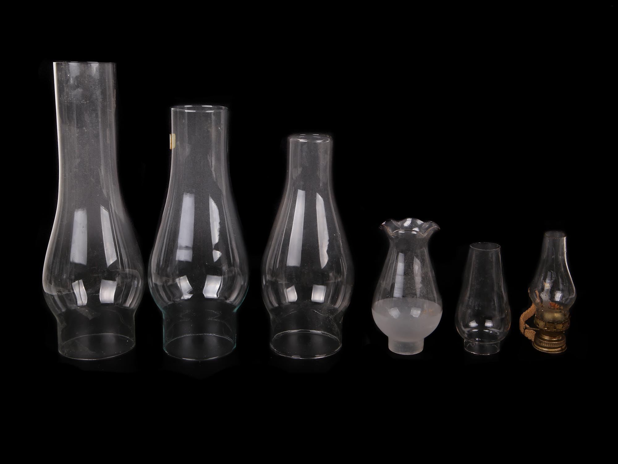 ANTIQUE GLASS LAMP SHADES FOR OIL KEROSENE LAMPS PIC-3